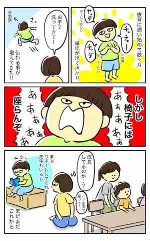 新連載！発達障害グレーゾーン3歳のリュウとの日々。発達の遅れに気づき、ようやくスタートした療育で