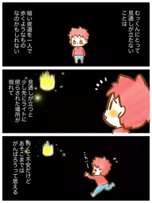 見通しが立たないと癇癪、パニック！理由は「暗い夜道を歩くよう」だから？発達障害のある小2息子が、将来自分で道を照らせるようになるために