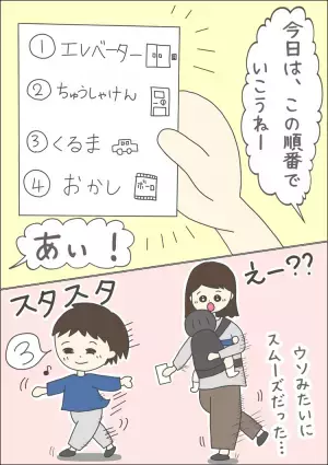 ASD息子は切り替え下手で外出先でも大癇癪！そんな彼に大ヒットした視覚支援での劇的ビフォーアフター