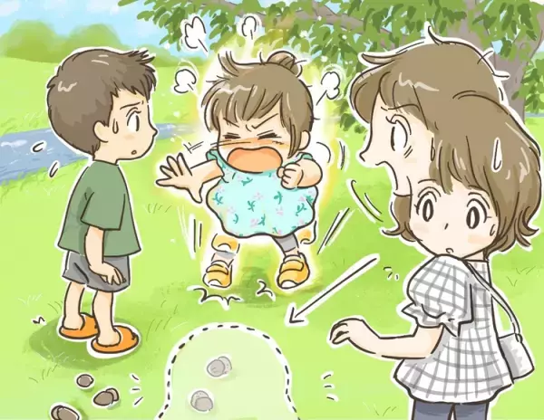 多動の長男が公園で行方不明！娘の大癇癪に気を取られていて…【2人育児のヒヤリ】ーー発達ナビユーザー体験談