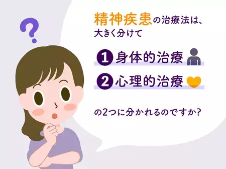 精神疾患の治療法は？診察や診断は何科で行われる？イラストつきで解説【医師監修】