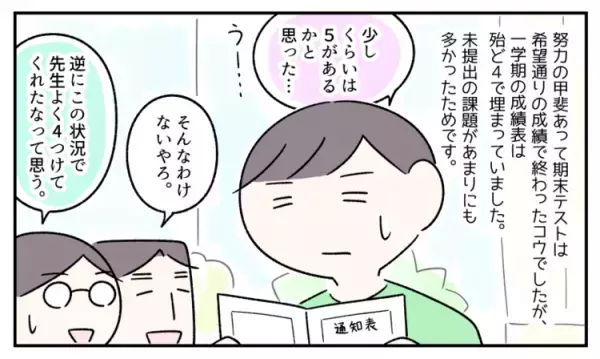 中1ASD息子、1学期の成績表に「5なし」でショック！周りの助言も、テスト勉強も提出物もスルー…痛い目を見ないと理解できない!?