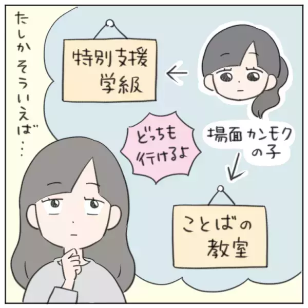 友達と話せない場面緘黙の娘、特別支援学級へ転籍？先生と相談の結果、小4から通級指導教室の「ことばの教室」へ