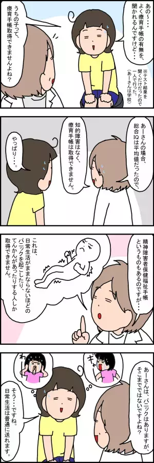 療育手帳を取得できない発達障害娘。特性や困難の証明はできないの？