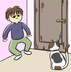 お互いにけん制!?猫が苦手な重度知的障害息子と飼い猫の不思議な関係【読者体験談】