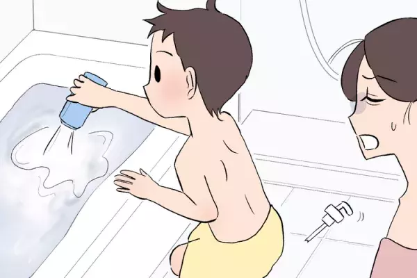 危ない！やめて！お風呂大好き知的障害息子のこだわりに冷や汗。<div class=
