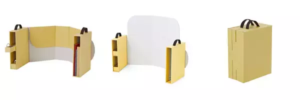 集中できない!?リビング学習に最適！家族も安心、ほどよい囲まれ感のデスクパーテーション誕生【発達ナビ×フェリシモC.C.P】