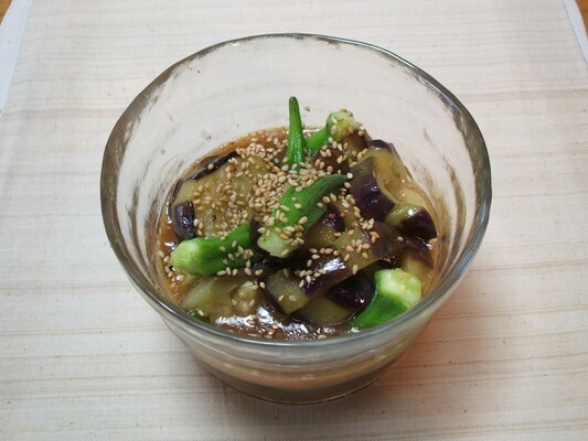 【ムーンダイエット】2月の上弦の月アジアンは整腸作用抜群「茄子とオクラのナンプラーマリネ」