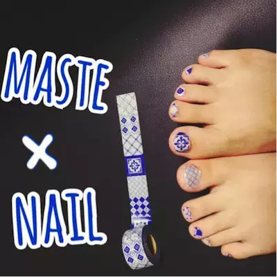 プチプラでアレンジ術！「マステ」をつかったセルフネイルのあれこれ