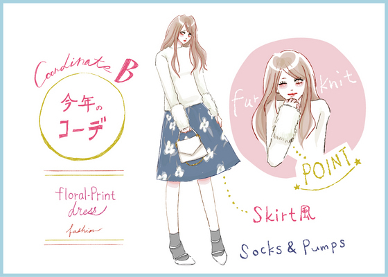 【去年モノ最旬アップデート】福袋のかぶりがちワンピ・・・大胆チェンジで褒められデート服に☆