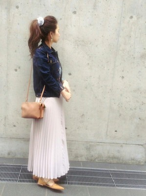 大人っぽいのにキュン♡華やかプリーツでときめきの毎日