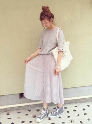 大人っぽいのにキュン♡華やかプリーツでときめきの毎日