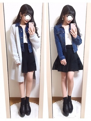 春のアウター代表・デニムジャケットを、とびきりかわいく着こなして♡