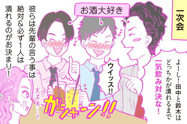 酒豪ガールが行く！合コン男子図鑑　１４話：証券男子は美人に目がない！？