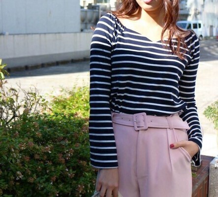 これさえ押さえれば間違いなし！ボーダーを可憐に着こなす秘密の法則♡