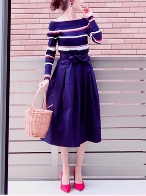 これさえ押さえれば間違いなし！ボーダーを可憐に着こなす秘密の法則♡