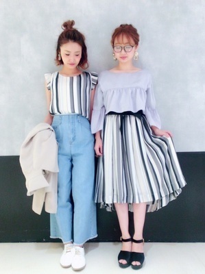 2人で着ればかわいさMAX♡最旬ふたごコーデで仲良しアピールしちゃえ！