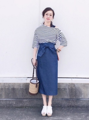 「美人だね」って言われたい。ブルーコーデできれいが叶うってウワサ♡