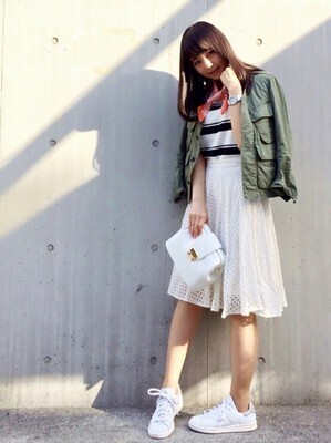 脱・フツー！「定番ボーダー」を、もっとかわいく着こなすテク♡