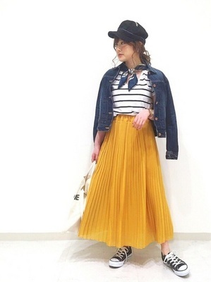 脱・フツー！「定番ボーダー」を、もっとかわいく着こなすテク♡