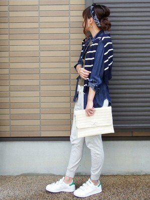 脱・フツー！「定番ボーダー」を、もっとかわいく着こなすテク♡