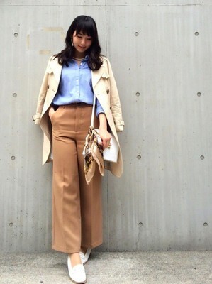 ベージュワイドが超使える！キャンパスガールのための徹底着回し6コーデ♡