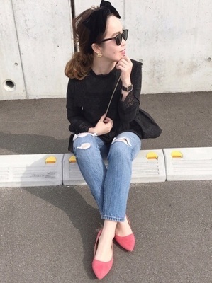 着回し力◎！鉄板デニムスキニーを10倍かわいく着こなすテク♡