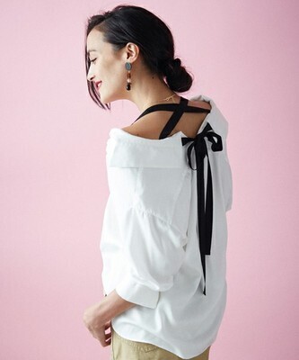 どこから見ても隙なし♡「背中魅せ」トップスで全方位モテ