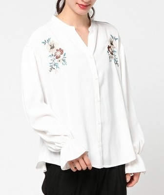 あの子よりかわいく♡差がつく「刺繍ブラウス」着こなしテク