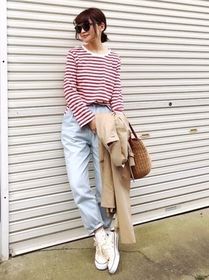 おしゃれさん御用達♡白コンバース（CONVERSE）でコーデを格上げ