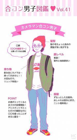 【連載】酒豪ガールが行く！合コン男子図鑑　第41話：カメラマンくんは、撮影の自慢話をする可能性あり！