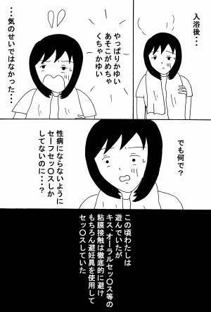 【漫画】女二人の沖縄旅行中にカンジダ症を発症した話 前編
