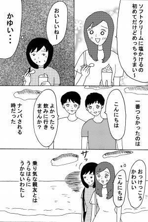 【漫画】女二人の沖縄旅行中にカンジダ症を発症した話 後編