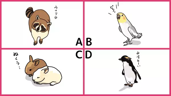 【心理テスト】あなたの「モテ女度」診断！直感でキュンとくる動物はどれ？