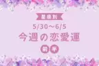 【星座別】5/30～6/5の恋愛運♡「今週の恋愛運ランキング」＜前半＞