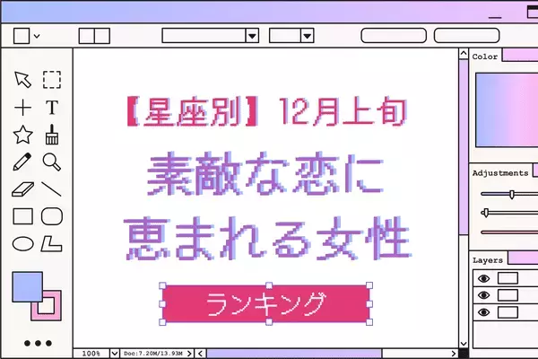 【星座別】「１２月上旬、恋の大チャンスが訪れる女性」ランキング＜第１～３位＞