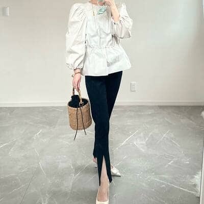 「今日もこれ着ちゃった♡」【ZARA】のパフスリーブブラウスはデザイン性も着回し力も100点満点！