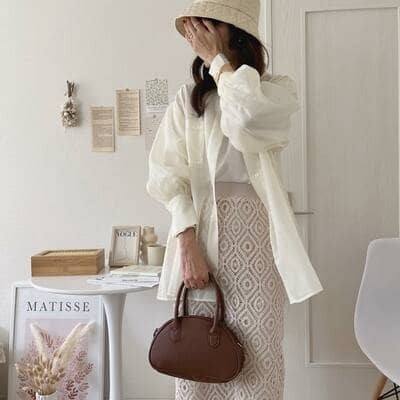 〈完売秒読み間違いなし〉【しまむら】から可愛すぎるシアーシャツが登場！着回し３選