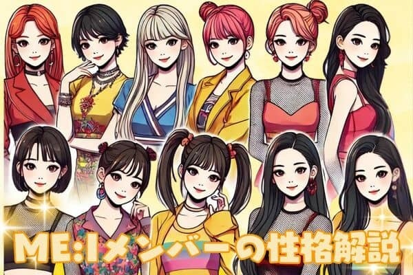 【MBTI診断×ME:I】個性溢れる新人アイドル！「ミーアイ」メンバーの性格を解説♡＜美羽・すず・栞月・恵子＞