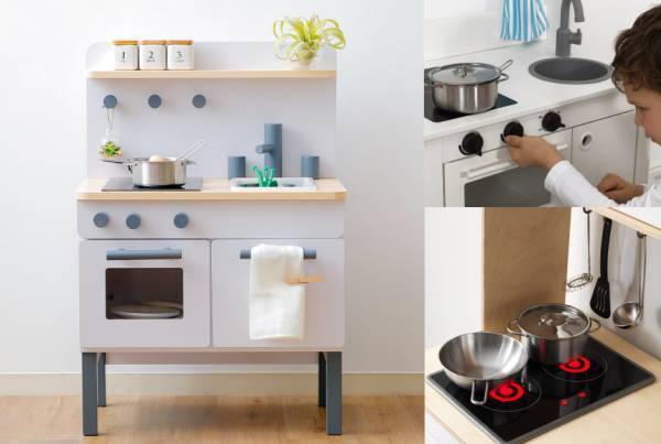 2、3歳のプレゼントにぴったり！ おしゃれで創造力をかきたてるおままごとキッチン