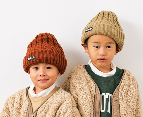 冬の男の子コーデは 「ニットキャップ」でもっとおしゃれに！