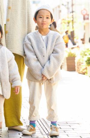冬の男の子コーデは 「ニットキャップ」でもっとおしゃれに！