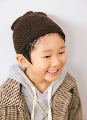 冬の男の子コーデは 「ニットキャップ」でもっとおしゃれに！