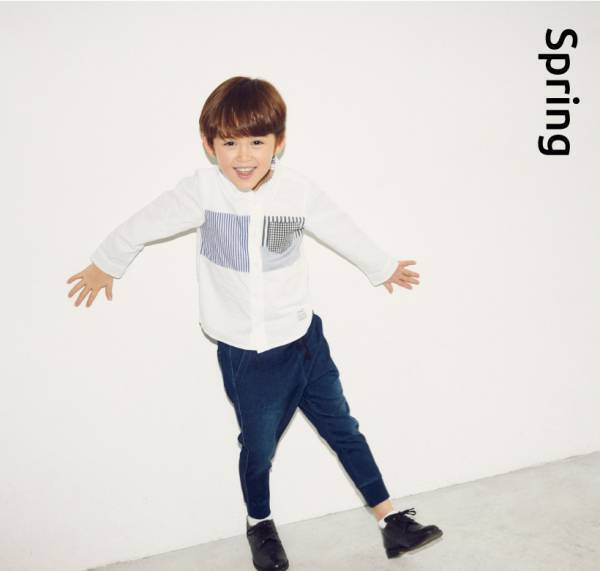 冬から春先まで活躍する新作！ 先買い春物親子服 【グローバルワーク】