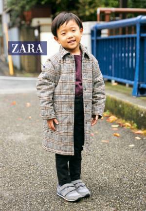 冬の『ZARA』キッズコーディネートSNAP！ 大人顔負けのアイテムに注目！