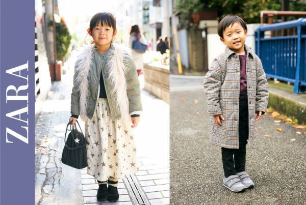 冬の『ZARA』キッズコーディネートSNAP！ 大人顔負けのアイテムに注目！