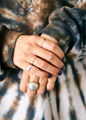 春カラーはGUで見つける！ 読者モデルが着こなす新作親子コーデ