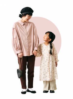 春カラーはGUで見つける！ 読者モデルが着こなす新作親子コーデ
