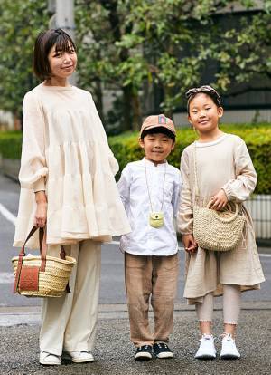 【かごバッグ＆編みバッグ】 春夏気分を上げるおしゃれ親子コーデSNAP