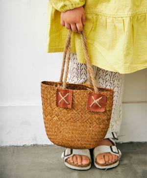 【かごバッグ＆編みバッグ】 春夏気分を上げるおしゃれ親子コーデSNAP
